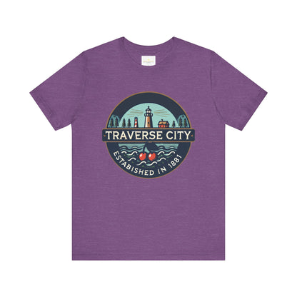 Vintage Traverse City Unisex Jersey Short Sleeve Tee