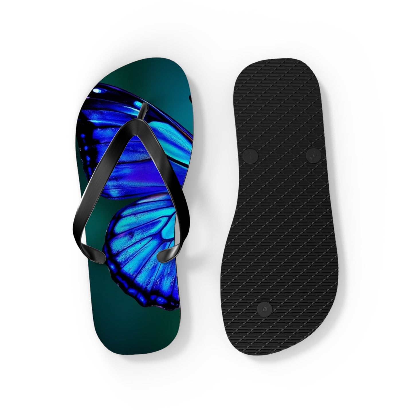 Mystical Butterfly #2 Flip Flops