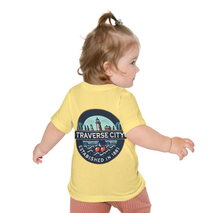 Vintage Traverse City Unisex Baby Short Sleeve T-Shirt