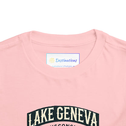 Vintage Lake Geneva Unisex Toddler Short Sleeve Tee