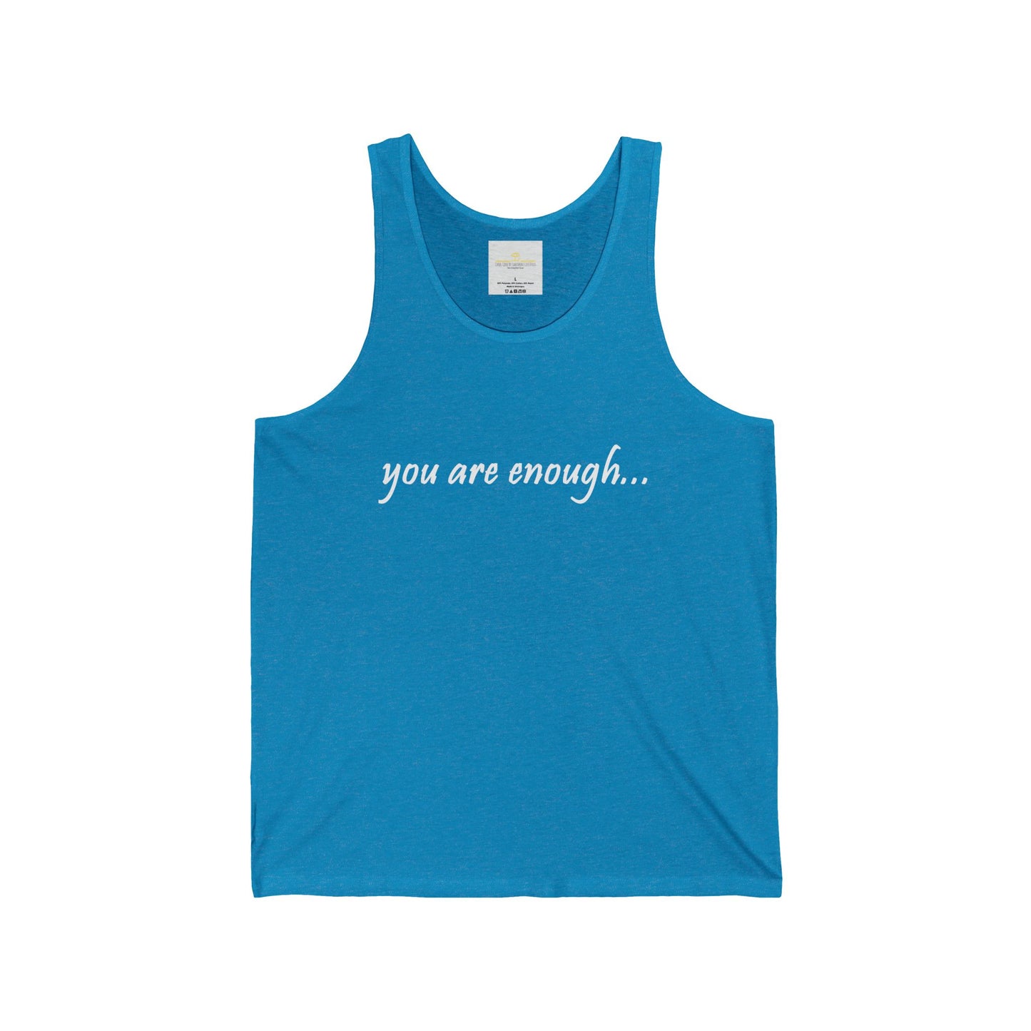 You Are Enough - Mental Health Awareness Unisex Jersey Tank