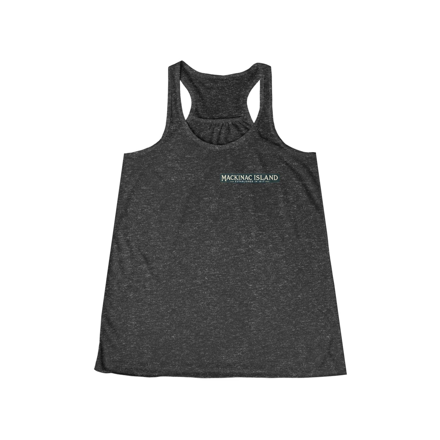Vintage Mackinac Island Women's Flowy Racerback Tank