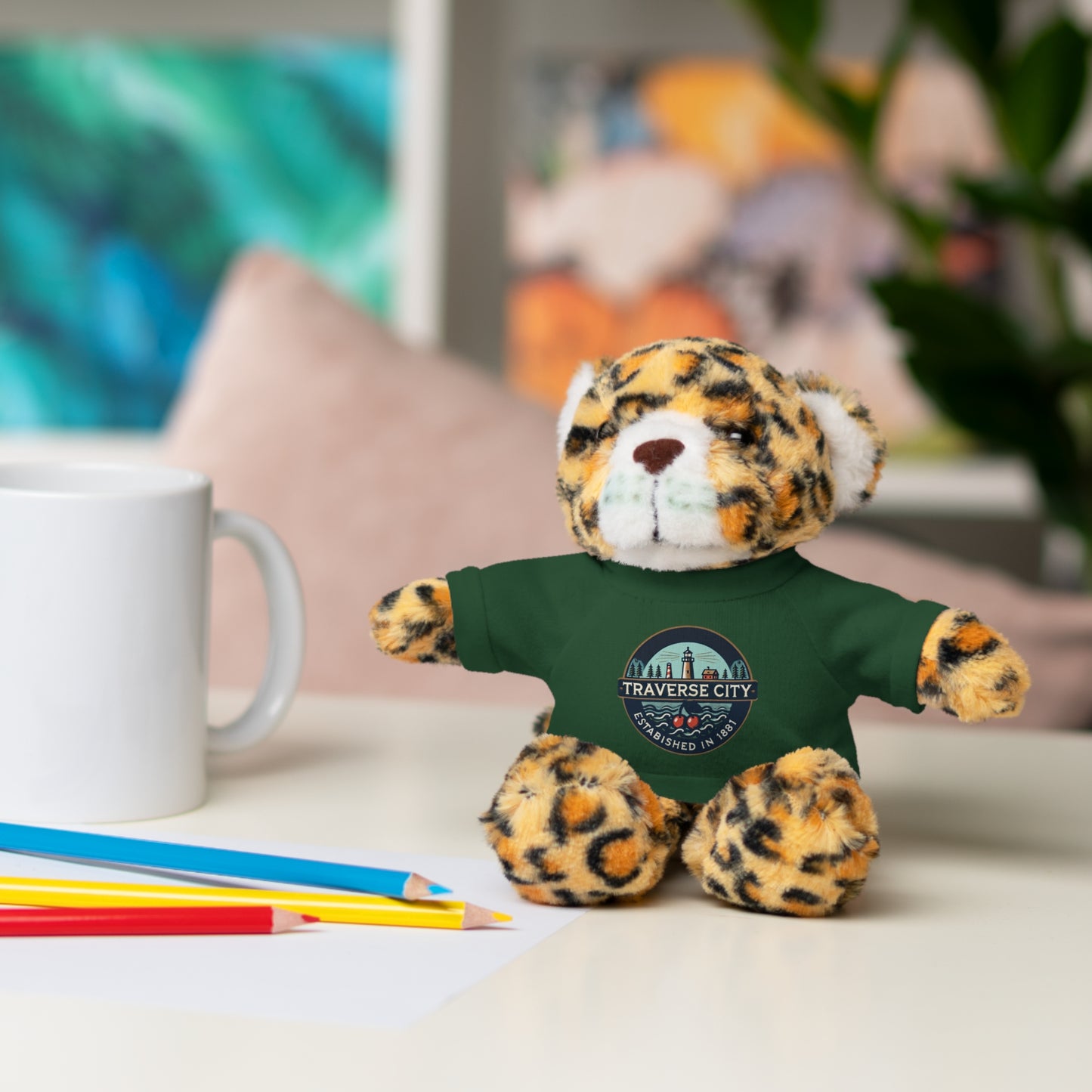 Vintage Traverse City Stuffed Animals with Tee