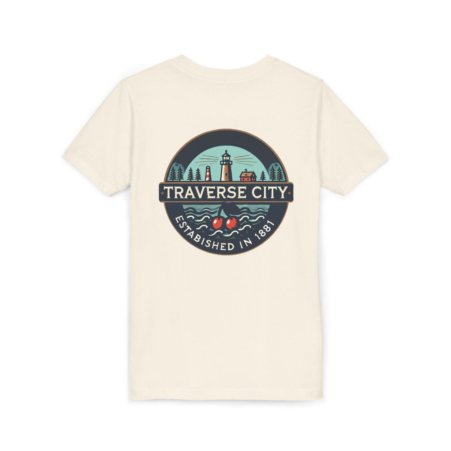 Vintage Traverse City Unisex Youth Short Sleeve Tee