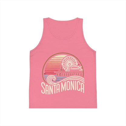 Vibrant Santa Monica Unisex Kids Jersey Tank Top