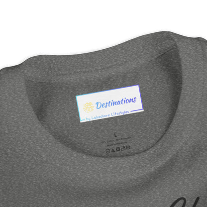Elegant Chicago Skyline Unisex Youth Short Sleeve Tee