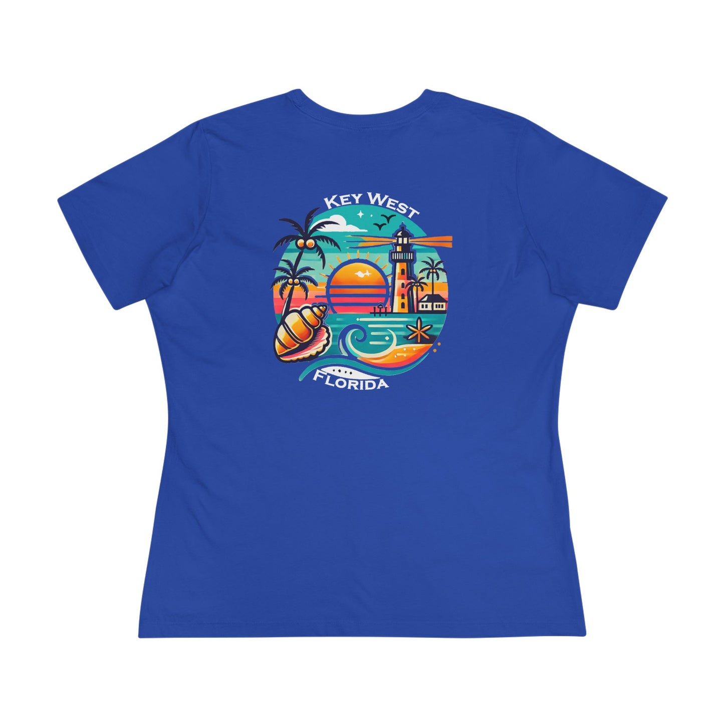 Vibrant Key West Women's Cotton Tee