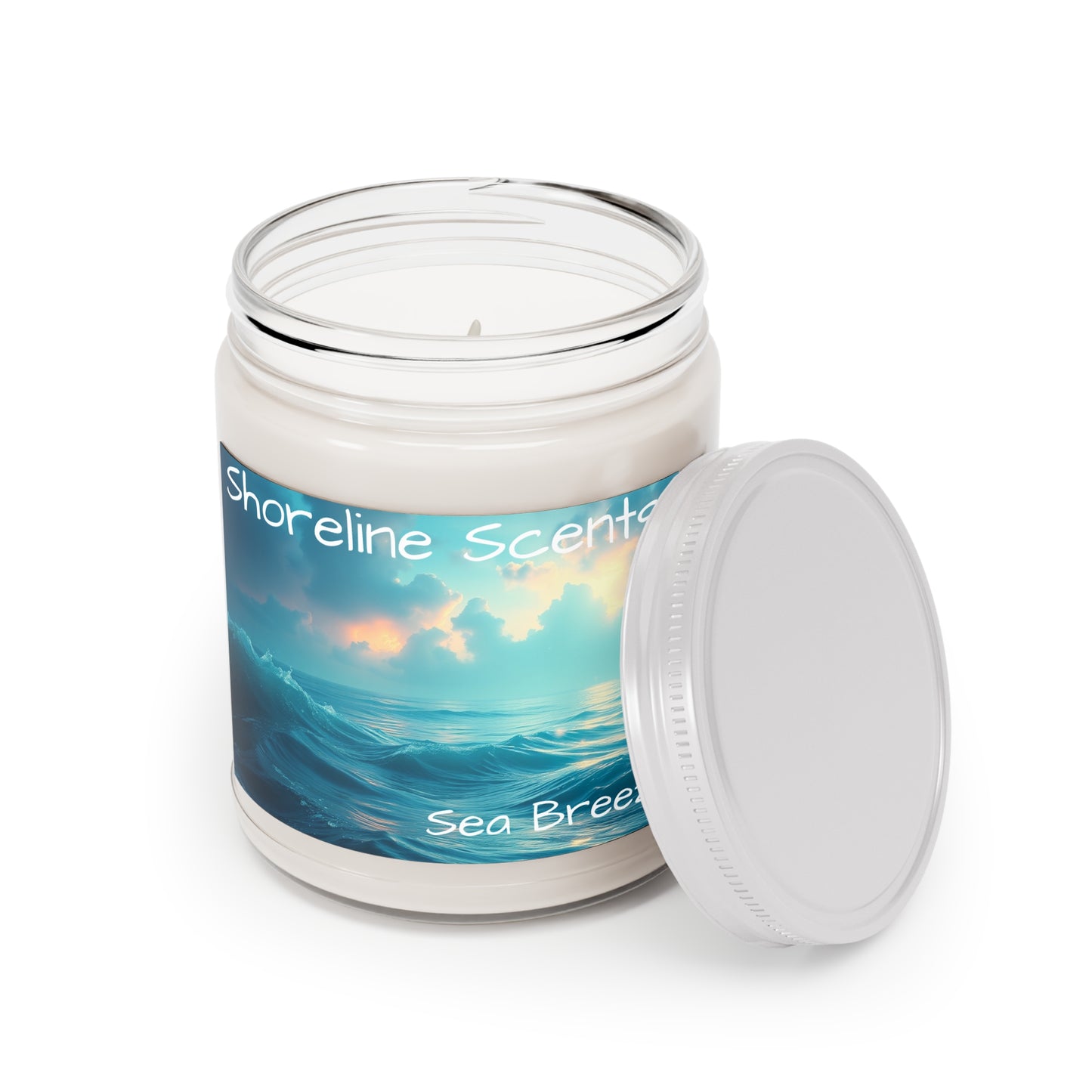 Sea Breeze Scented Candle (Soy Wax)