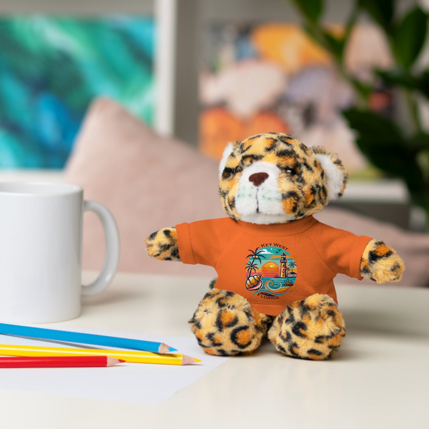 Vibrant Key West Stuffed Animals with Tee