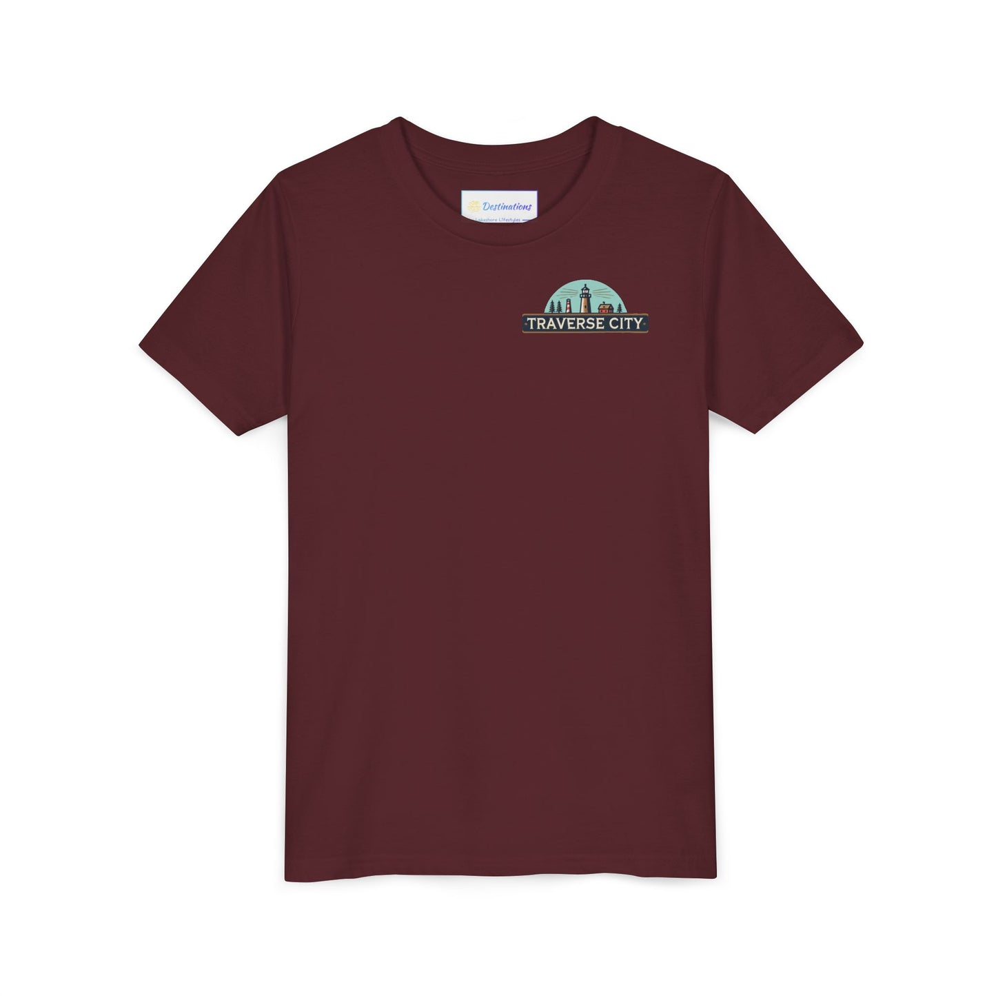Vintage Traverse City Unisex Youth Short Sleeve Tee