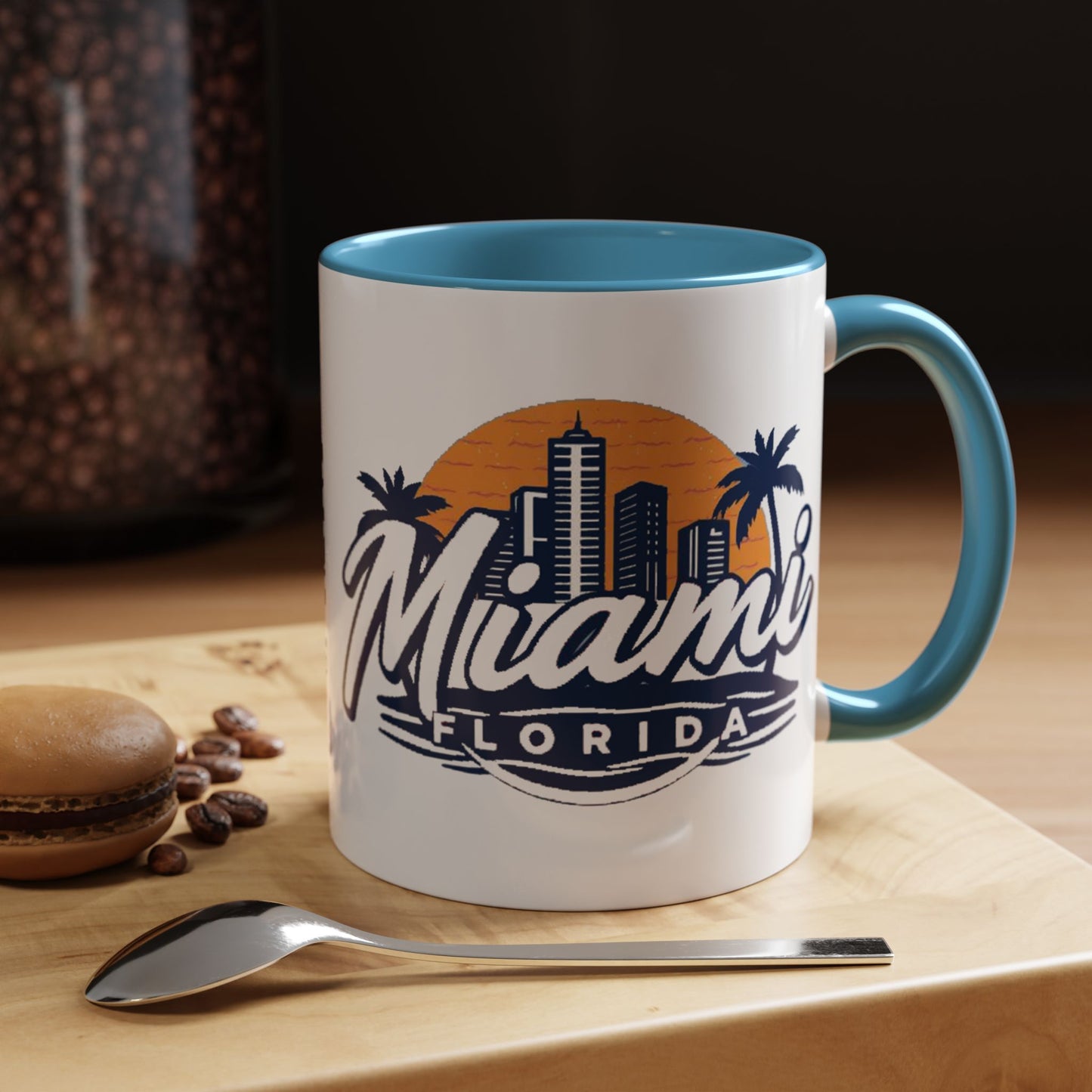 Retro Miami Accent Coffee Mug