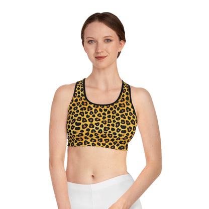 Cheetah Print Sports Bra