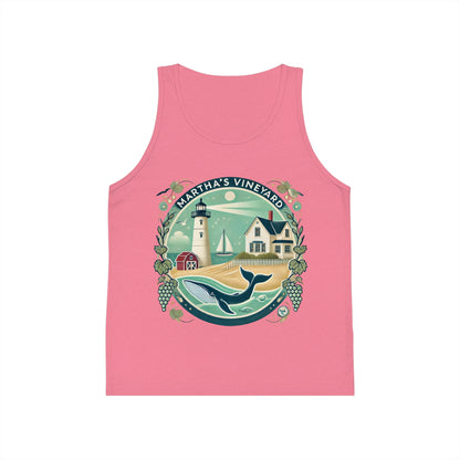 Vintage Martha's Vineyard Unisex Kids Jersey Tank Top