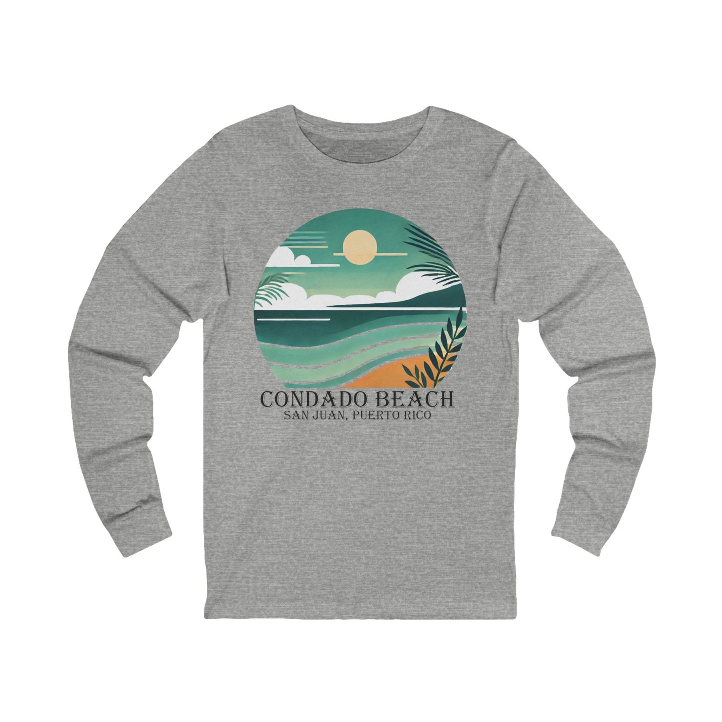 Coastal Vibes Condado Beach Unisex Jersey Long Sleeve Tee