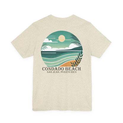 Coastal Vibes Condado Beach Unisex Jersey Short Sleeve Tee