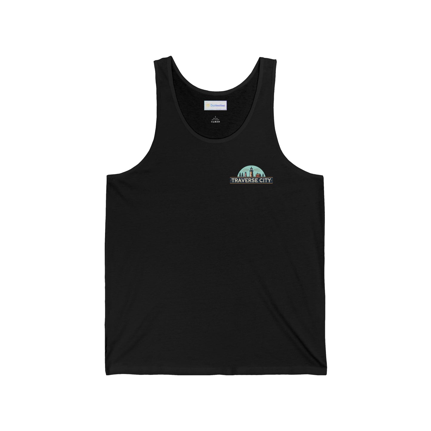 Vintage Traverse City Unisex Jersey Tank