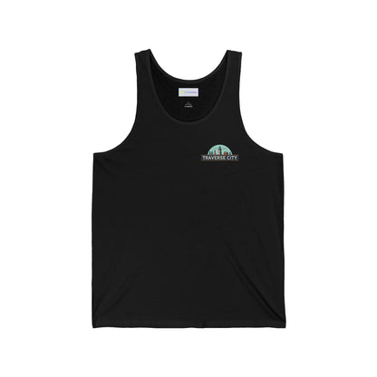 Vintage Traverse City Unisex Jersey Tank
