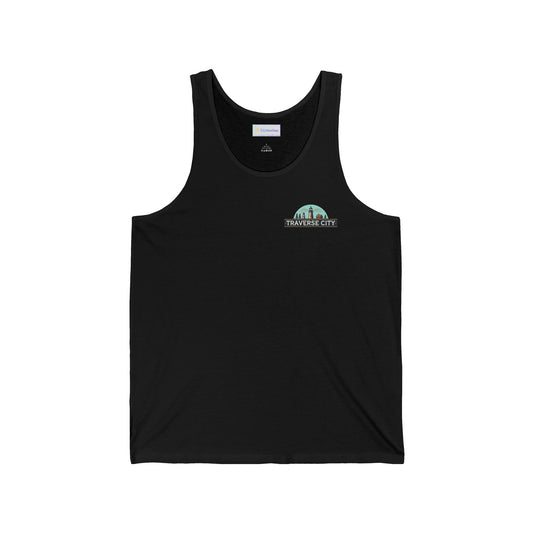 Vintage Traverse City Unisex Jersey Tank