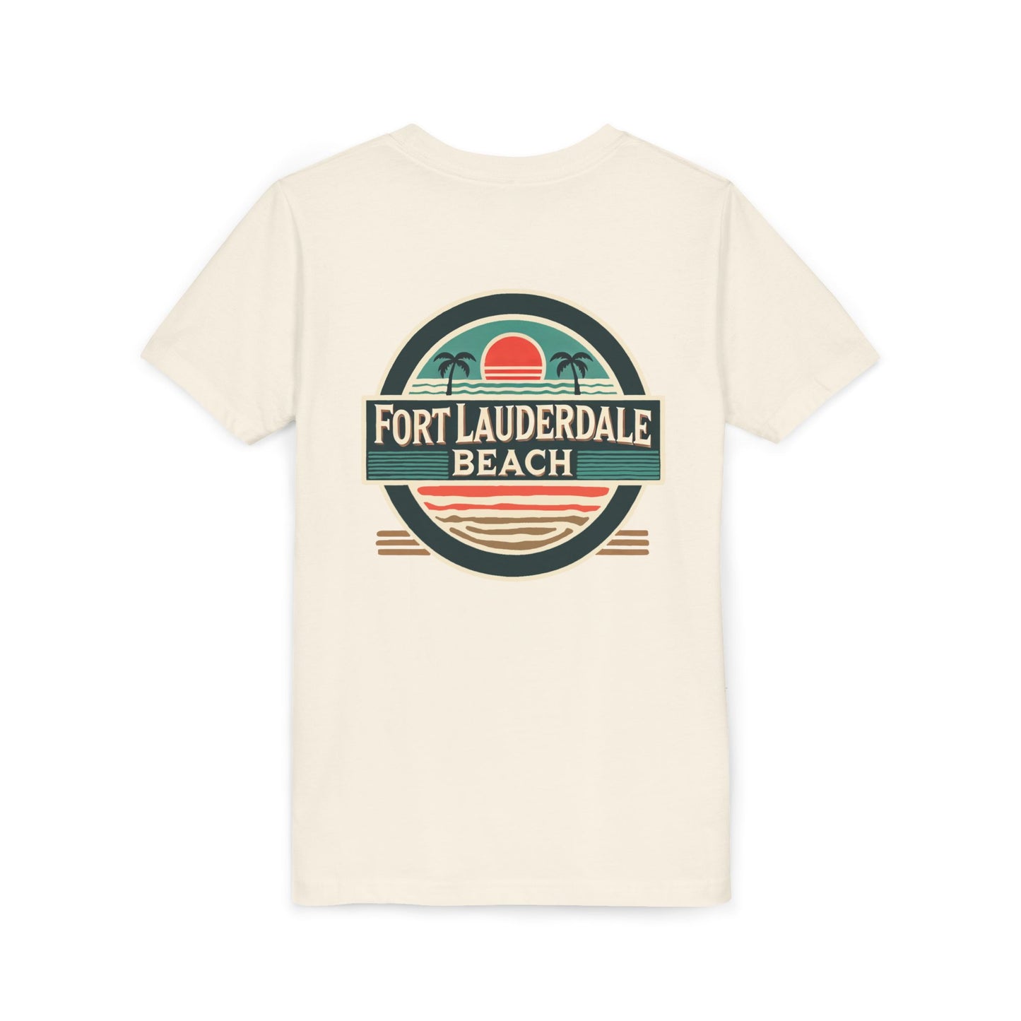 Vintage Fort Lauderdale Unisex Youth Short Sleeve Tee