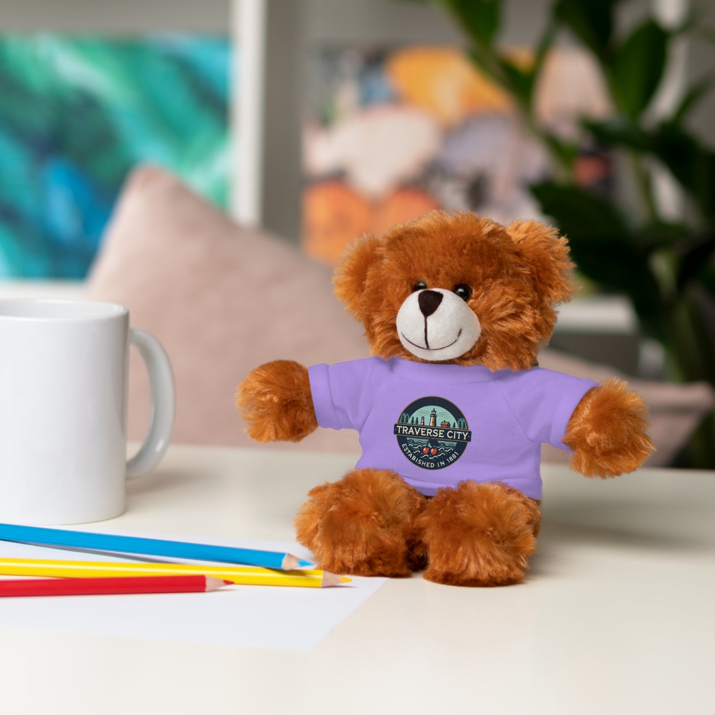 Vintage Traverse City Stuffed Animals with Tee