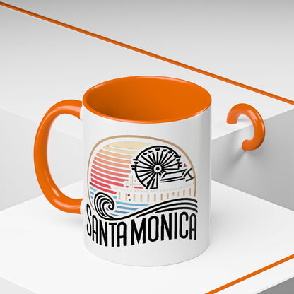 Vibrant Santa Monica Accent Coffee Mug