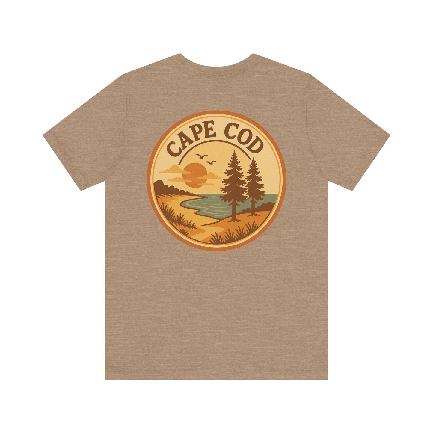 Rustic Cape Cod Unisex Jersey Short Sleeve Tee