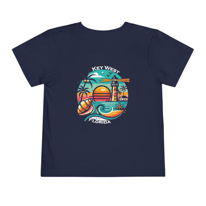 Vibrant Key West Unisex Toddler Short Sleeve Tee