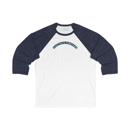 Vintage Martha's Vineyard Men's 3/4 Sleeve Baseball Tee