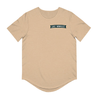Vintage Lake Wawasee Men's Jersey Curved Hem Tee