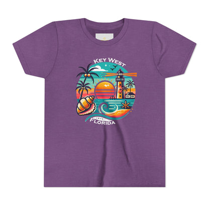 Vibrant Key West Youth Short Sleeve Tee