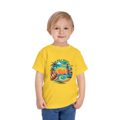 Vibrant Key West Toddler Short Sleeve Tee