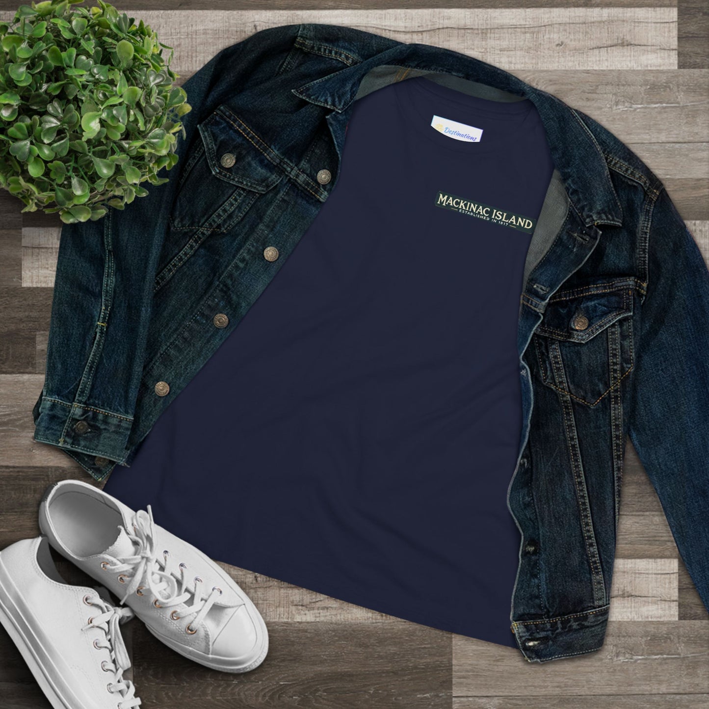 Vintage Mackinac Island Women's Cotton Tee