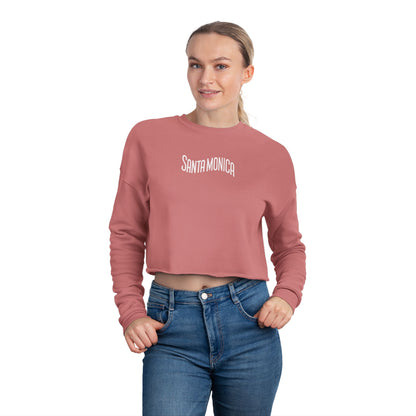 Vibrant Santa Monica Women's Cropped Sweatshirt