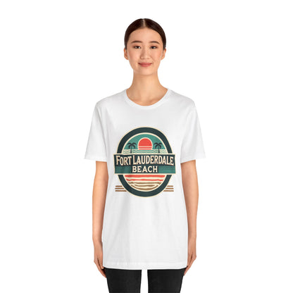 Vintage Fort Lauderdale Unisex Jersey Short Sleeve Tee