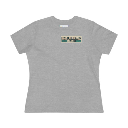 Vintage Fort Lauderdale Women's Cotton Tee