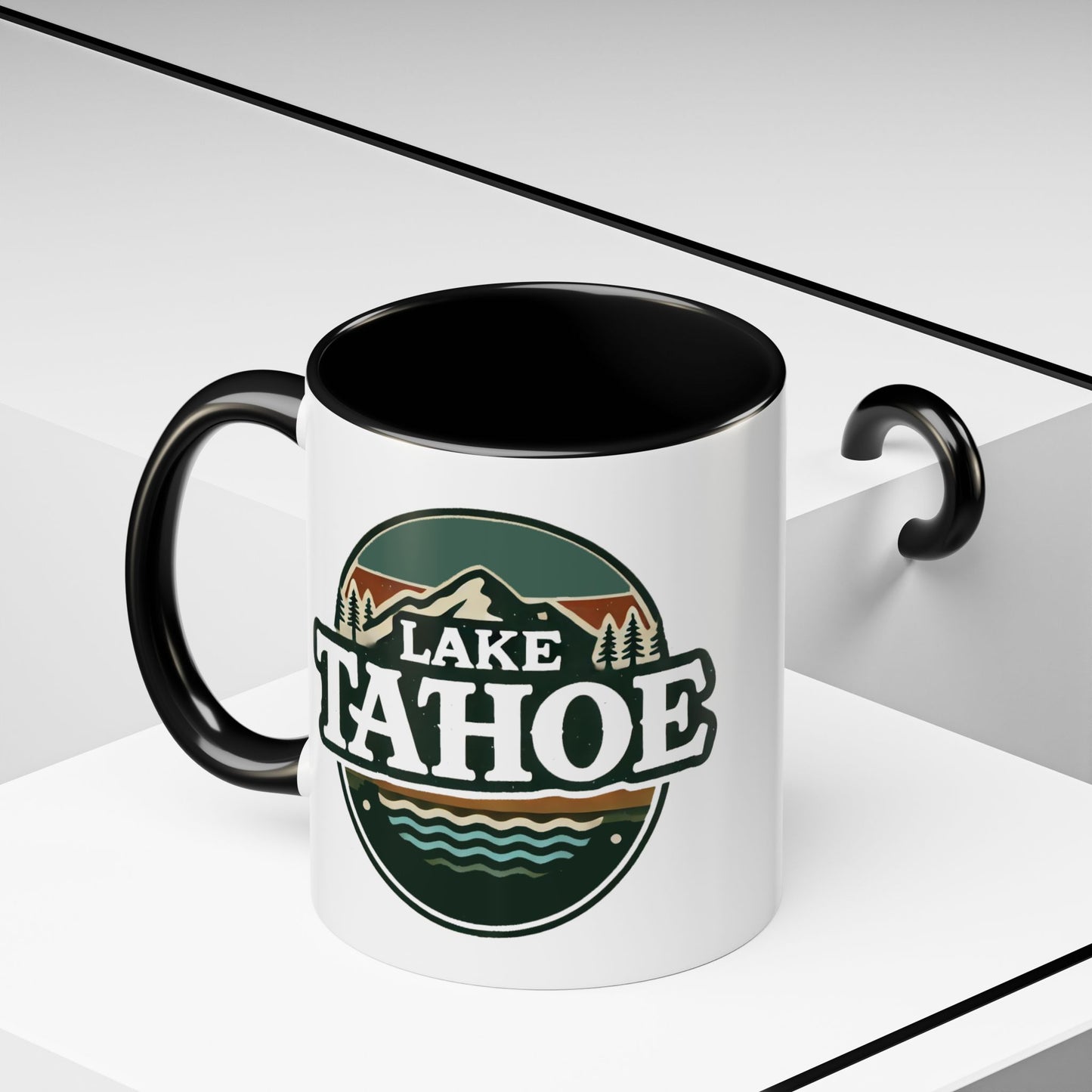 Vintage Lake Tahoe Accent Coffee Mug