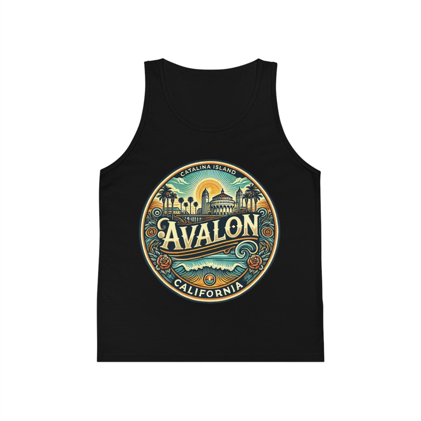 Elegant Avalon Unisex Kids Jersey Tank Top