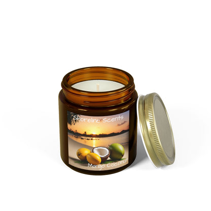 Mango Coconut Scented Candle (Apricot Wax)