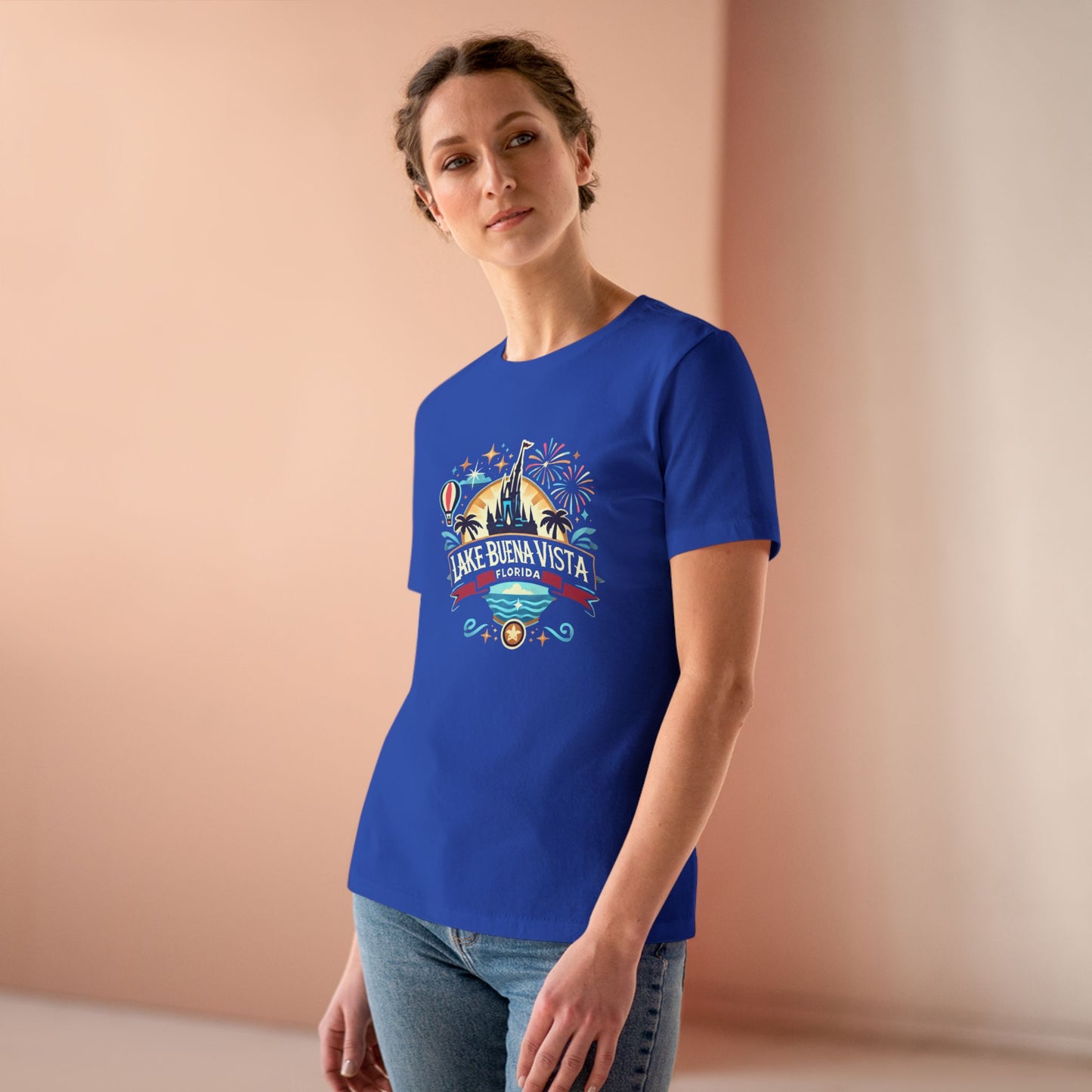 Adventurous Lake Buena Vista Women's Cotton Tee