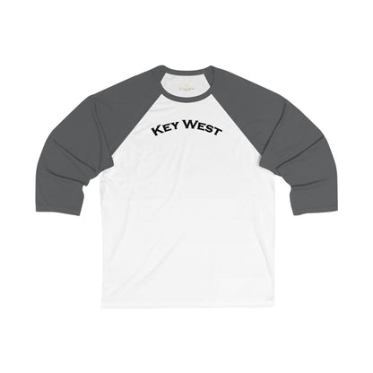 Vibrant Key West Men's 3/4 Sleeve Baseball Tee