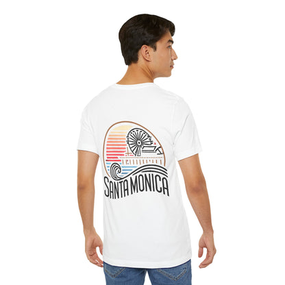 Vibrant Santa Monica Unisex Jersey Short Sleeve Tee