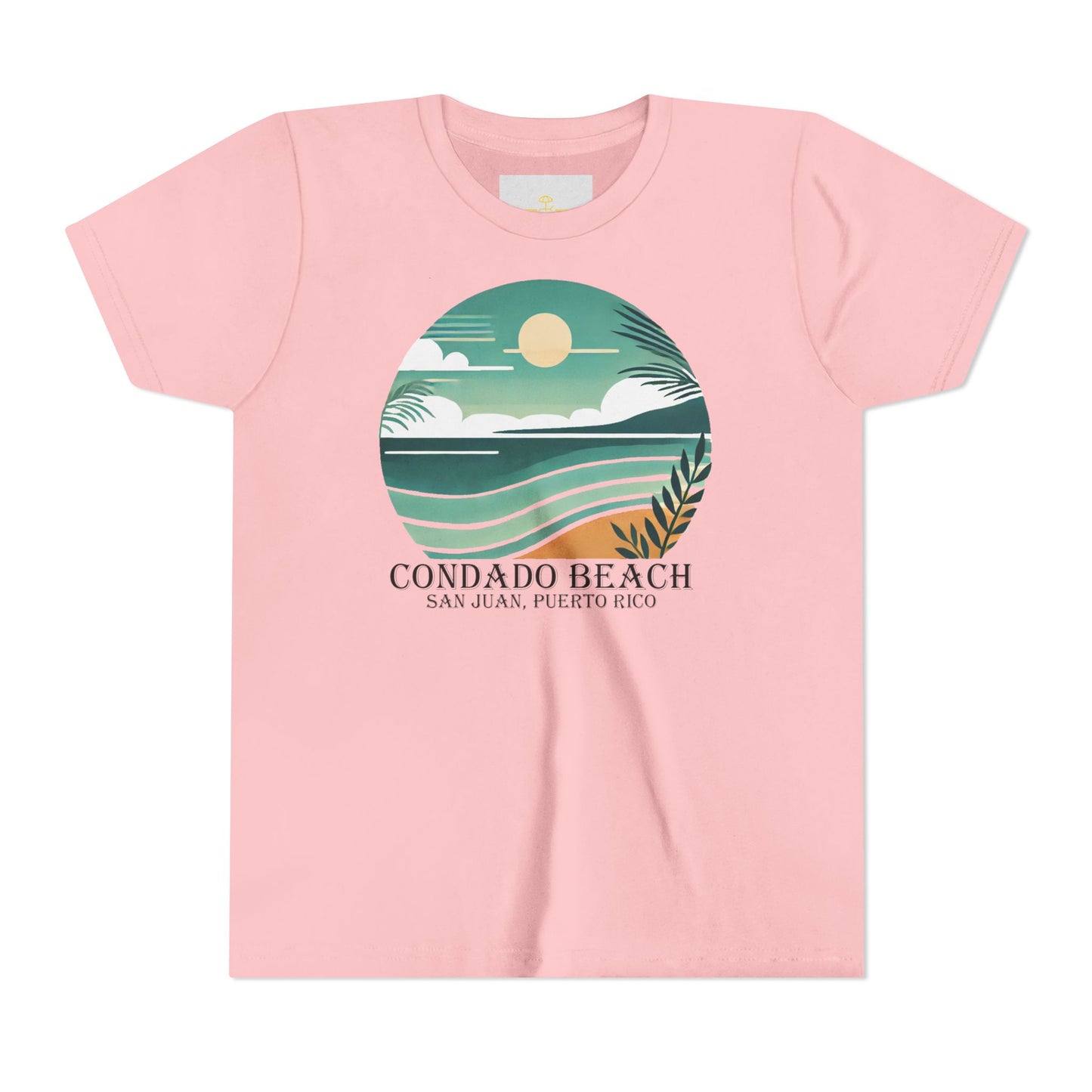 Coastal Vibes Condado Beach Unisex Youth Short Sleeve Tee