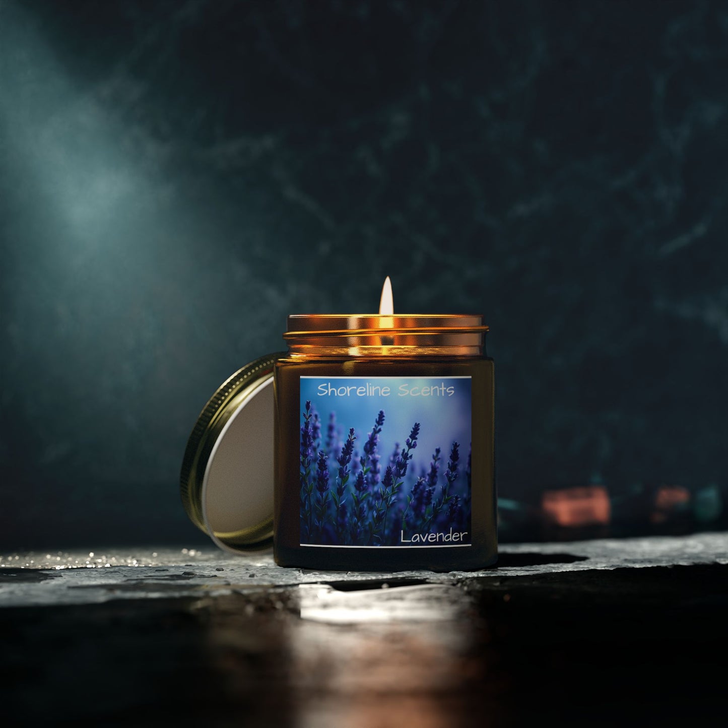 Lavender Scented Candle (Apricot Wax)