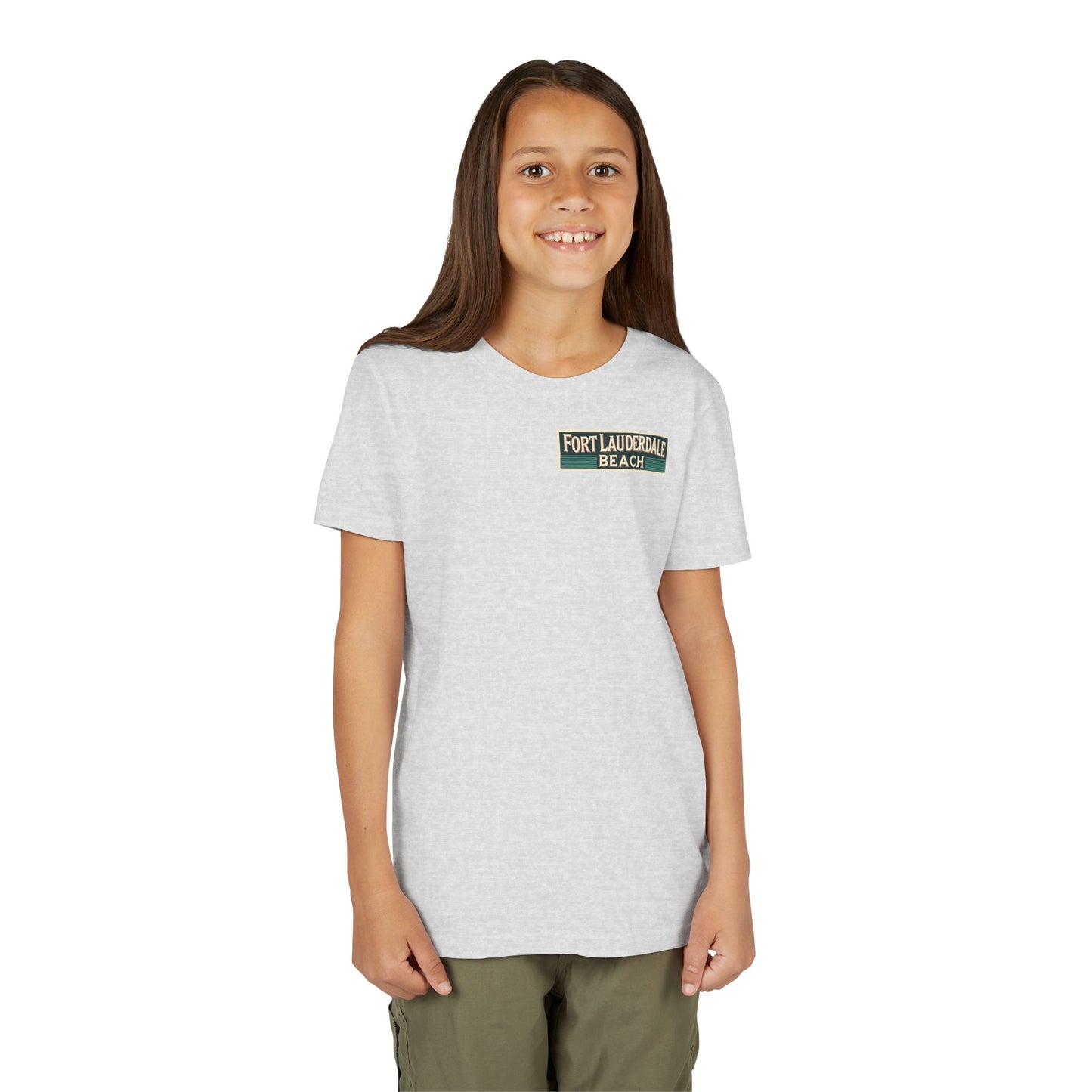 Vintage Fort Lauderdale Unisex Youth Short Sleeve Tee