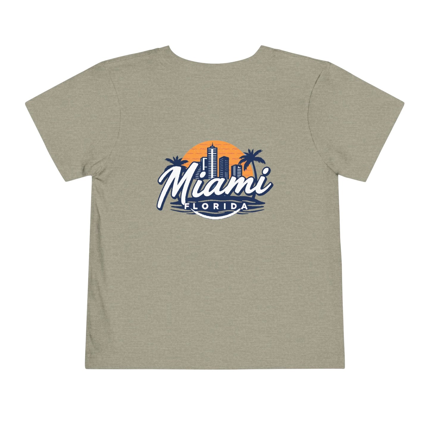 Retro Miami Unisex Toddler Short Sleeve Tee
