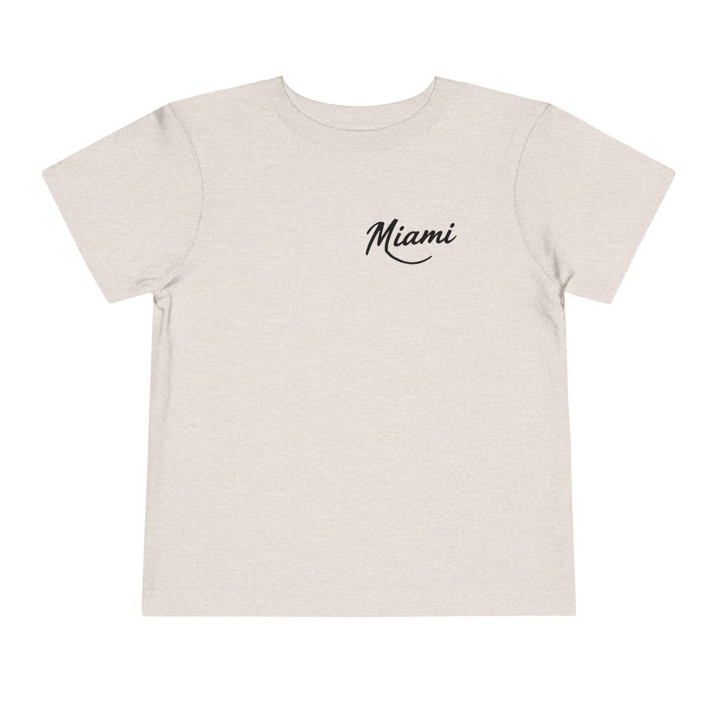 Retro Miami Unisex Toddler Short Sleeve Tee