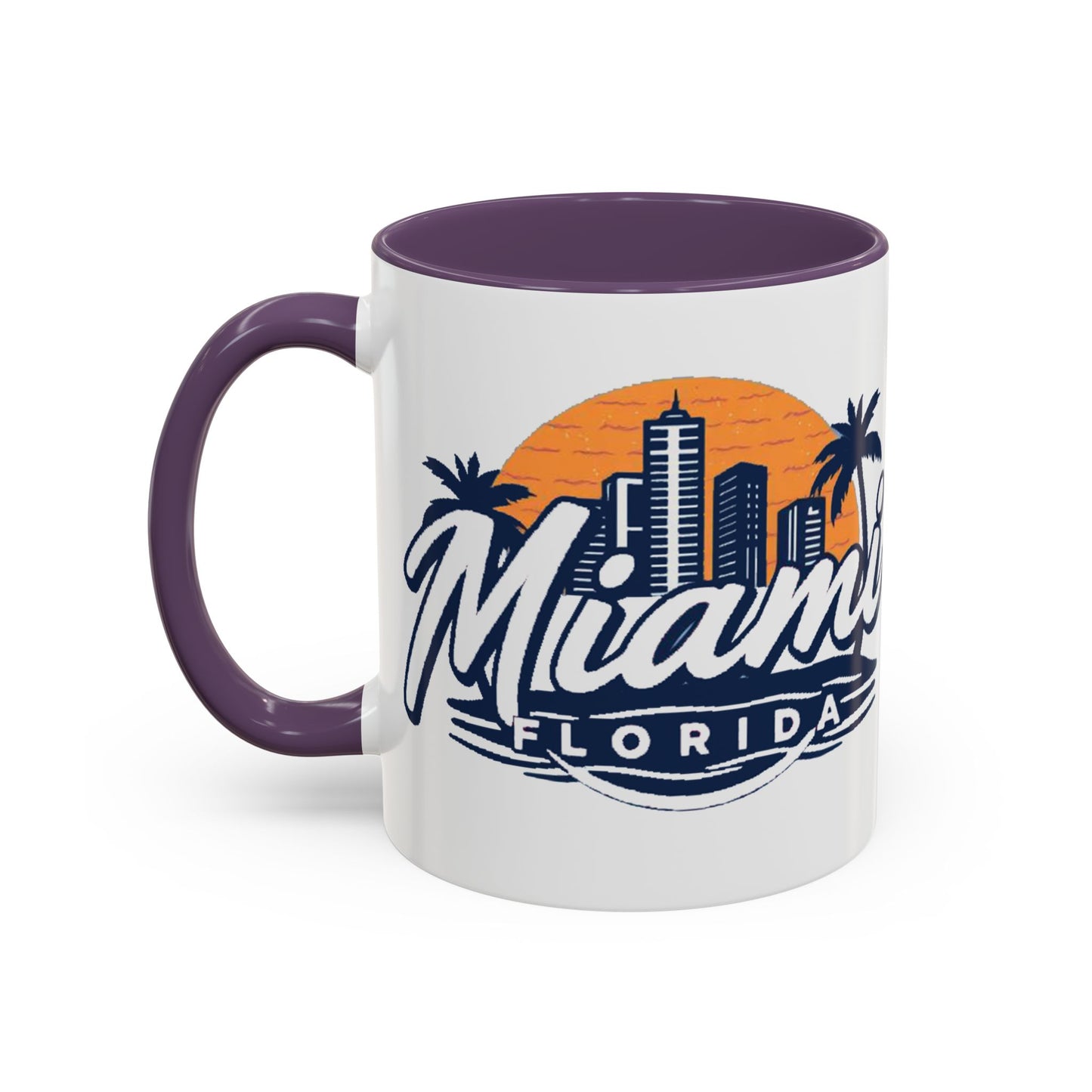 Retro Miami Accent Coffee Mug