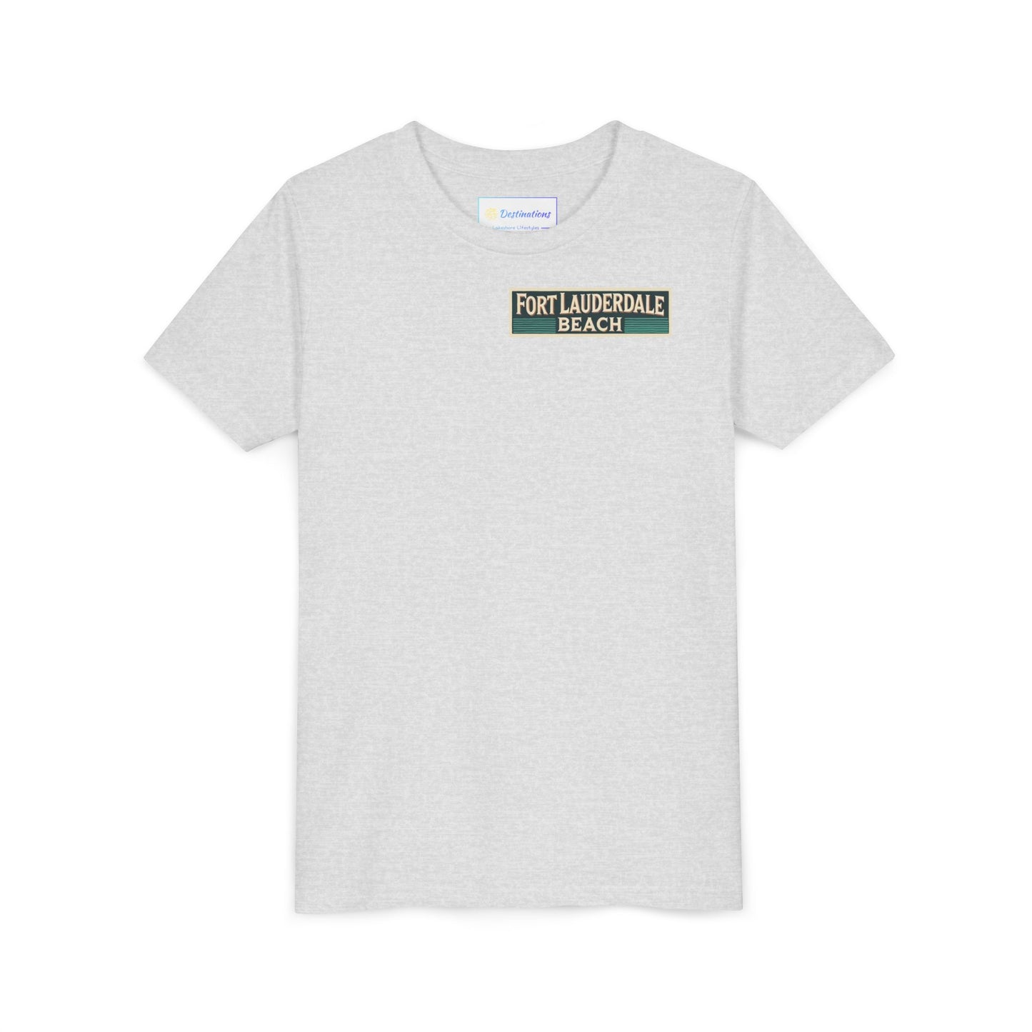 Vintage Fort Lauderdale Unisex Youth Short Sleeve Tee