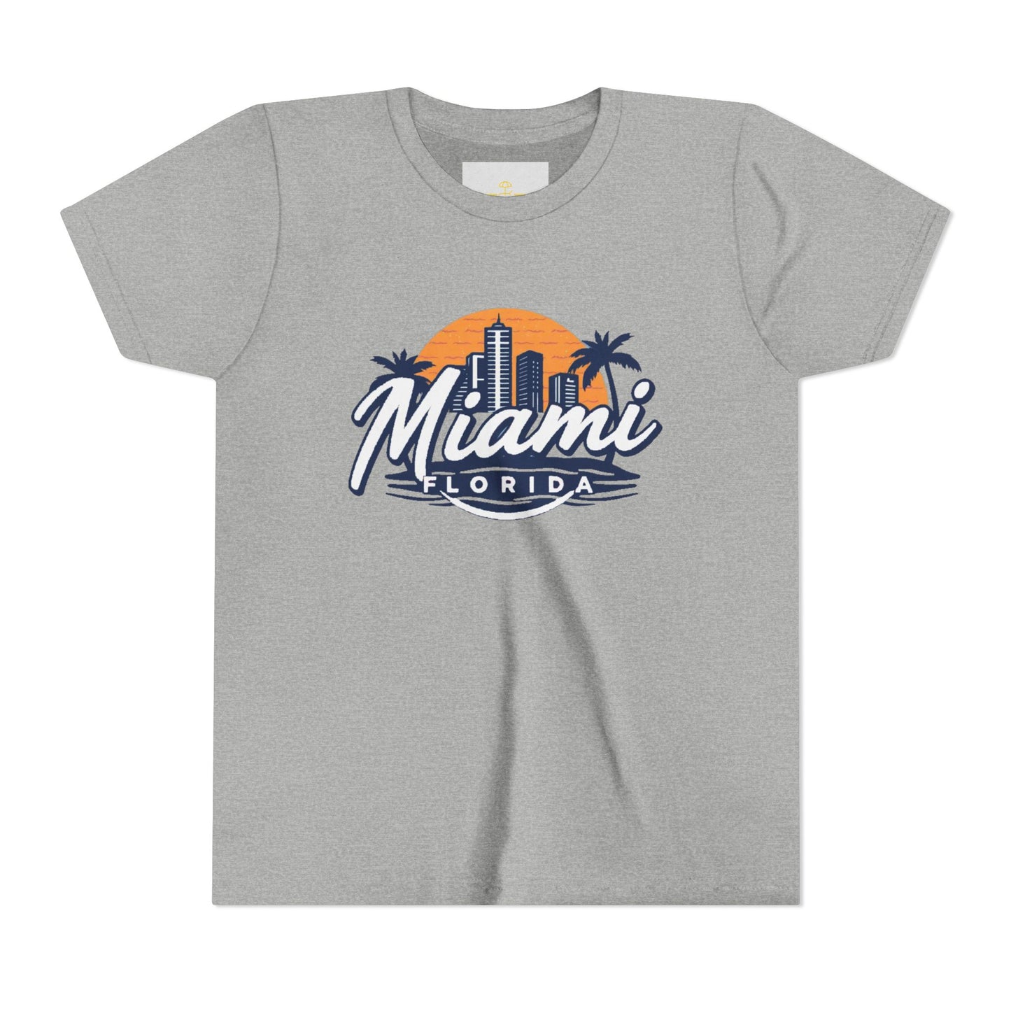 Retro Miami Unisex Youth Short Sleeve Tee