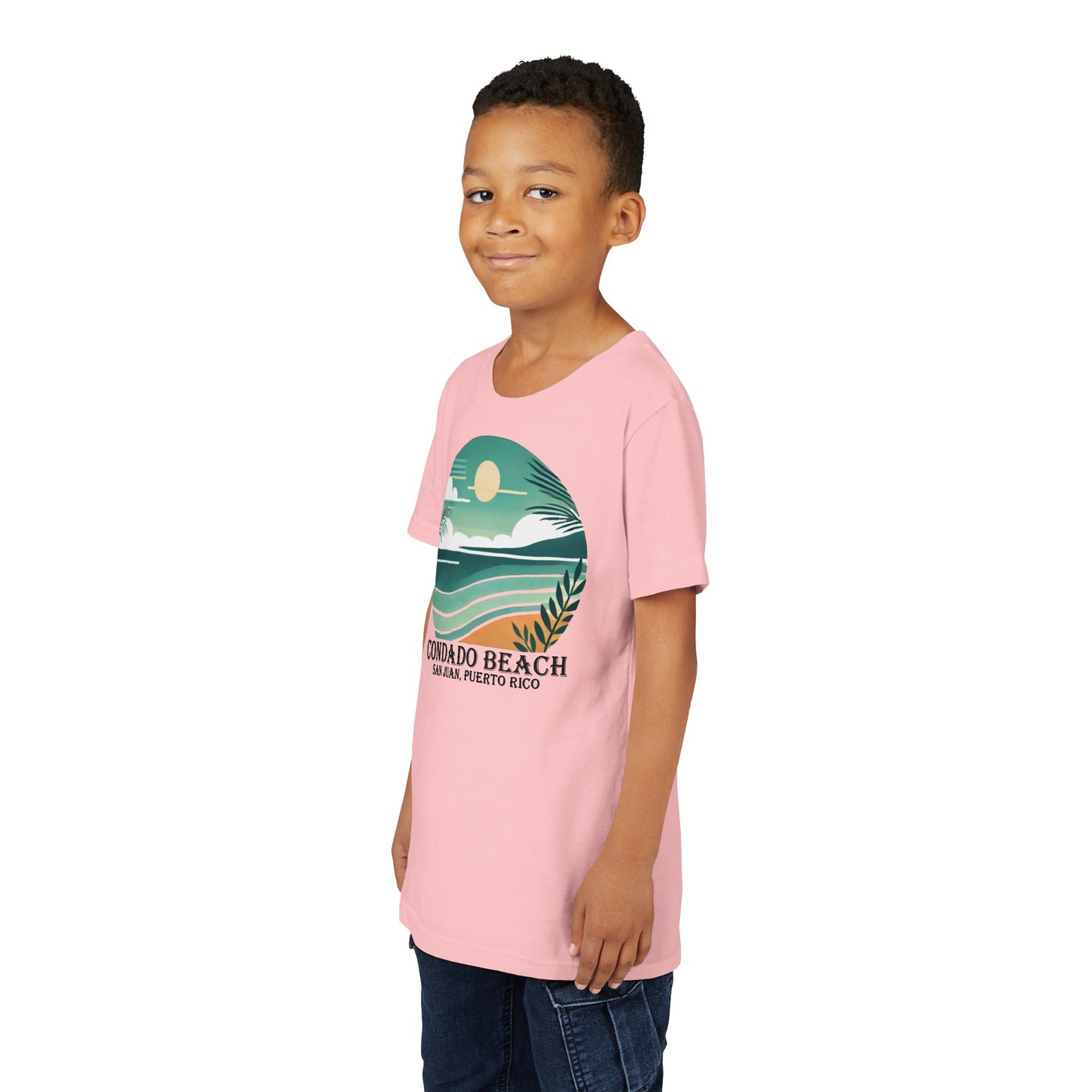 Coastal Vibes Condado Beach Unisex Youth Short Sleeve Tee